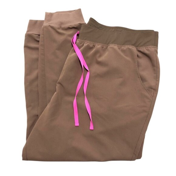 Figs Smokey Taupe RARE Zamora Jogger MP Medium Petite EUC - Picture 2 of 5